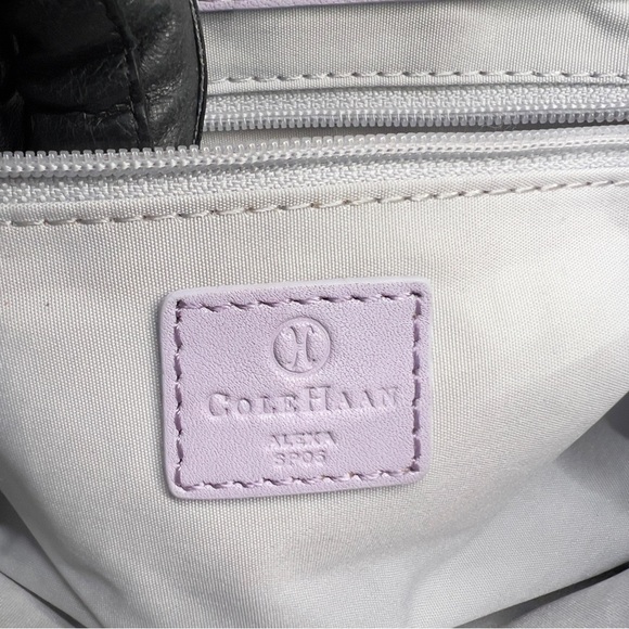 NWOT Cole Haan Lavender Wristlet with Mini Wallet Silver Buckle Accent Adorable! - Picture 4 of 16